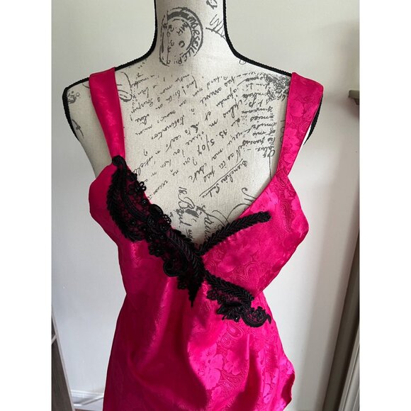 Victoria's Secret Gold Label Vintage Lace Embellished Chemise Lingerie 90s Small - Picture 2 of 9